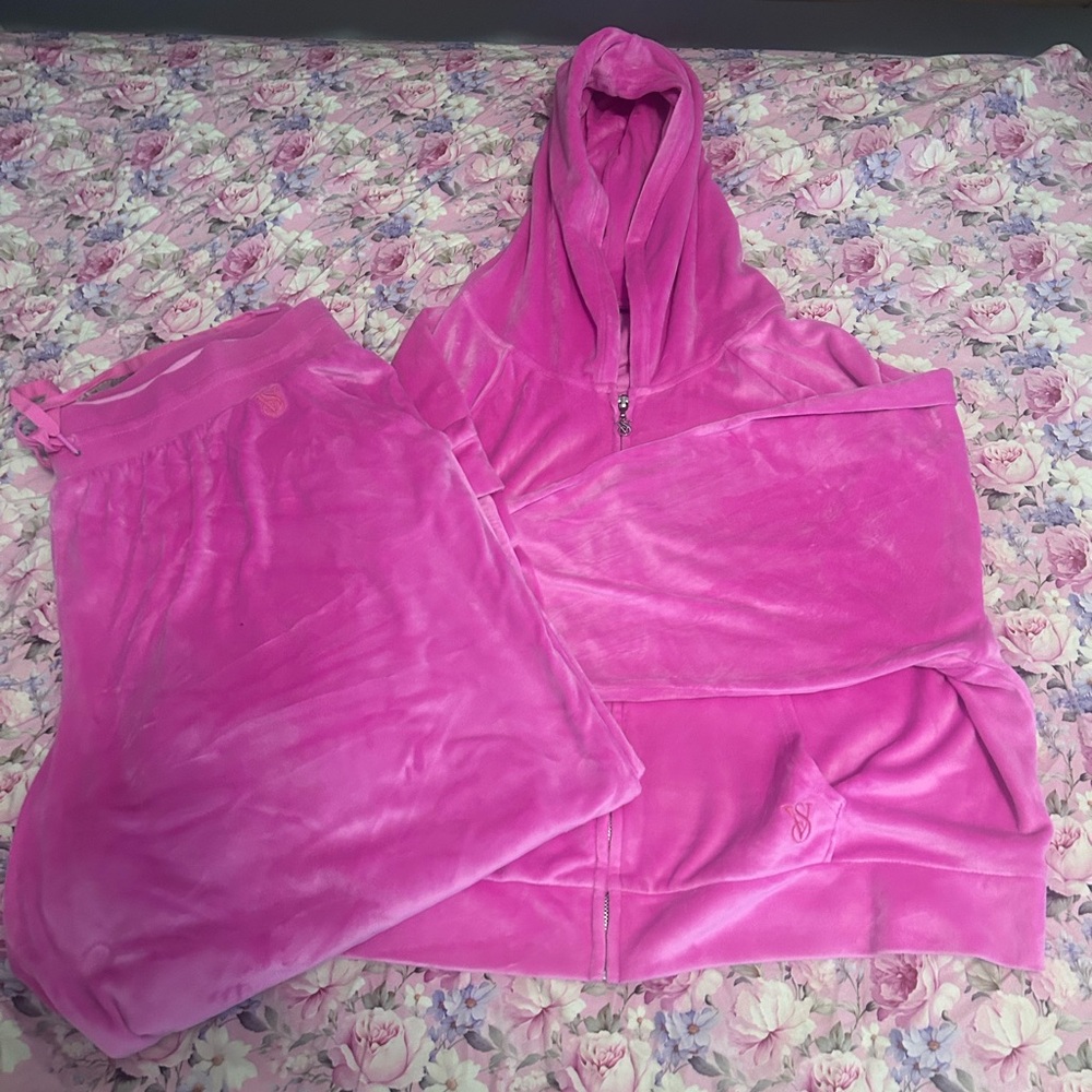 Victoria’s Secret Pink Velour Tracksuit